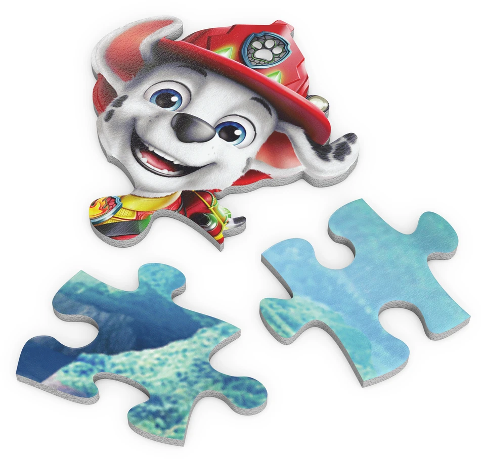 Dėlionė Sm Games Puzzles Psi Patrol I Dinozaury Film Dino Puzzle 5 Układanek 3d 125 El. + Podstawka