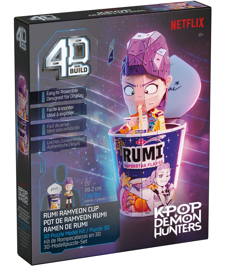 Dėlionė Kpop Demon Hunters Puzzle 4D Build K-Pop Demon Hunters Rumi modelis 3D do złożenia