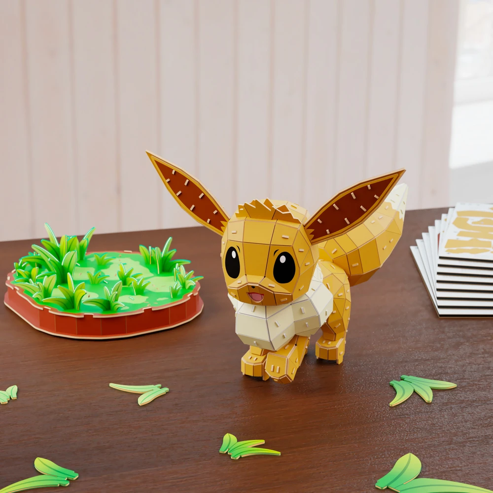 Dėlionė Spin Master Puzzle 4D Build Pokemon Eevee modelis 3D do złożenia