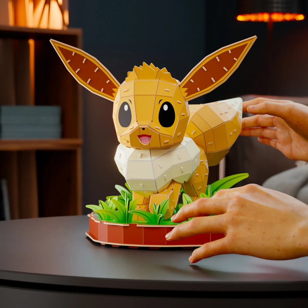 Dėlionė Spin Master Puzzle 4D Build Pokemon Eevee modelis 3D do złożenia