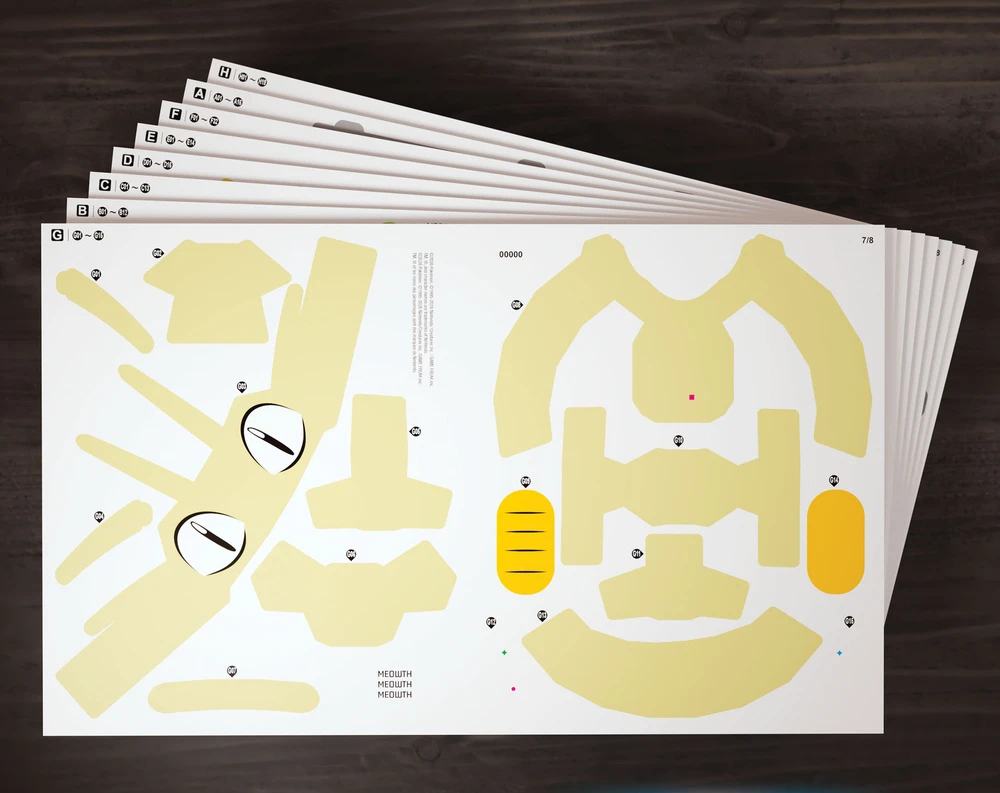 Dėlionė Puzzle 4D Build Pokemon Meowth kačiukas 3D modelis surinkimui