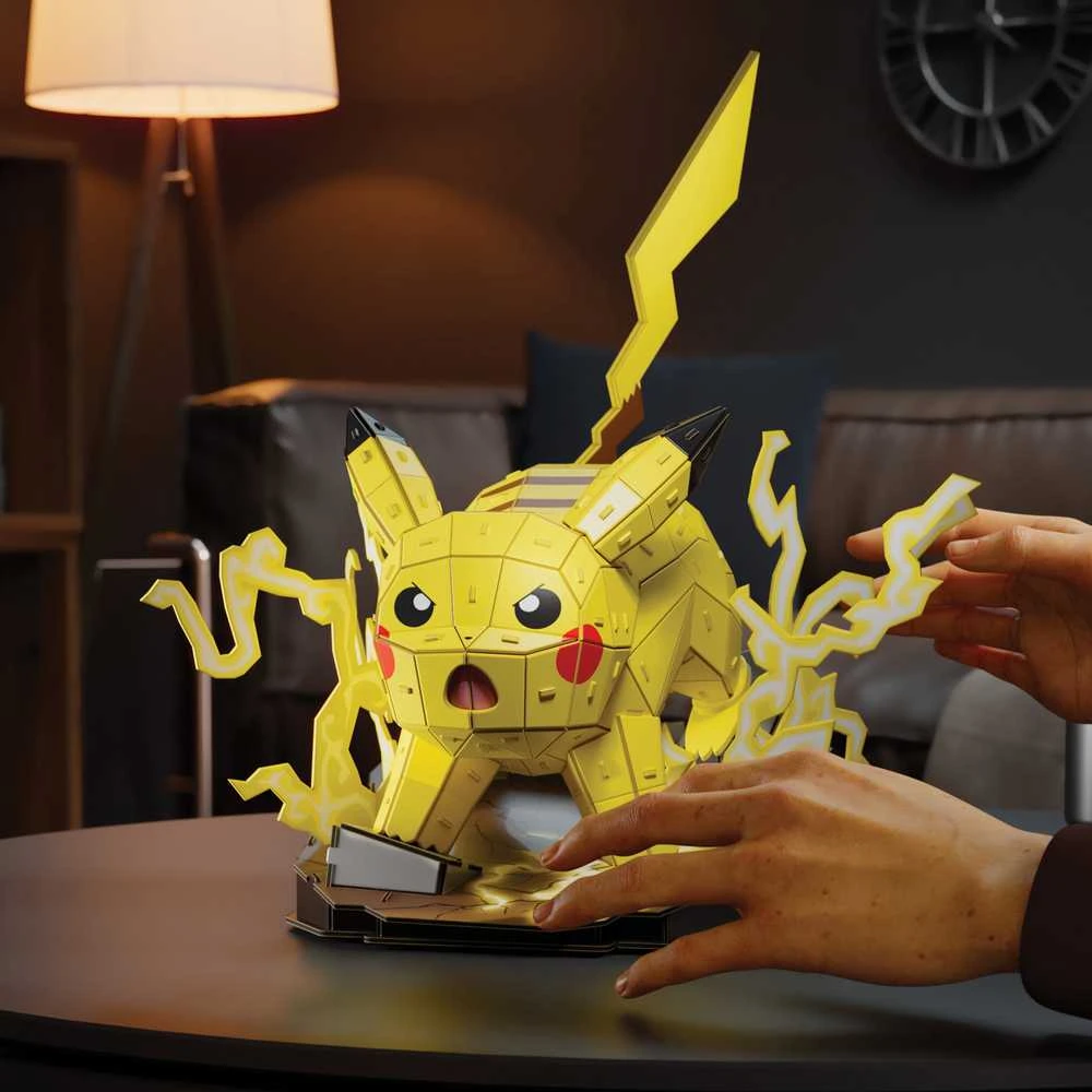 Spin Master 4D dėlionė „Pokemon Pikachu“ 3D dėlionė, 201 detalė, 33 cm