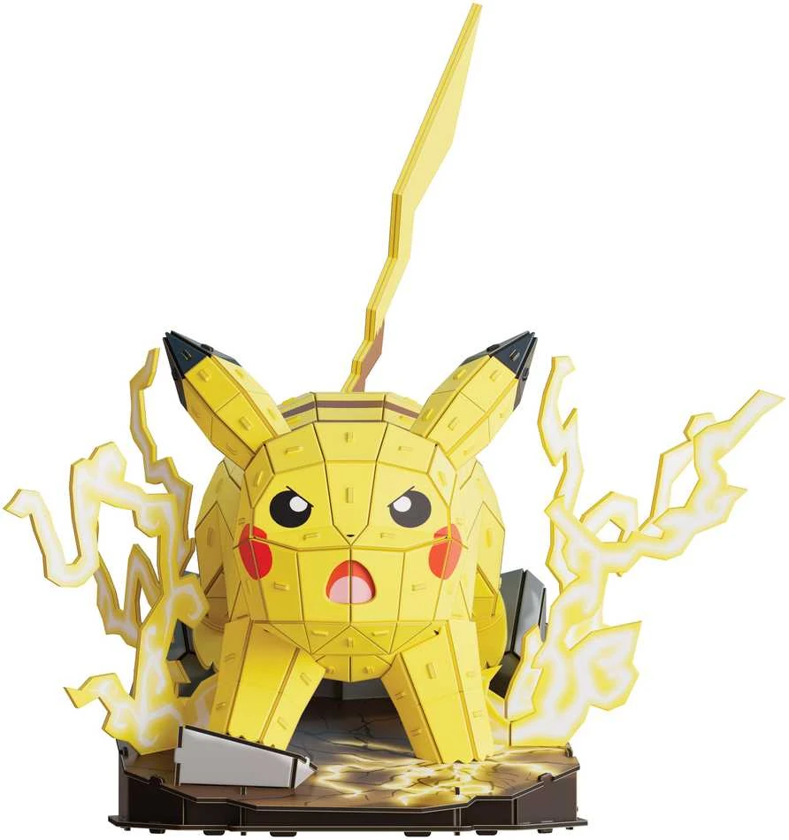 Spin Master 4D dėlionė „Pokemon Pikachu“ 3D dėlionė, 201 detalė, 33 cm
