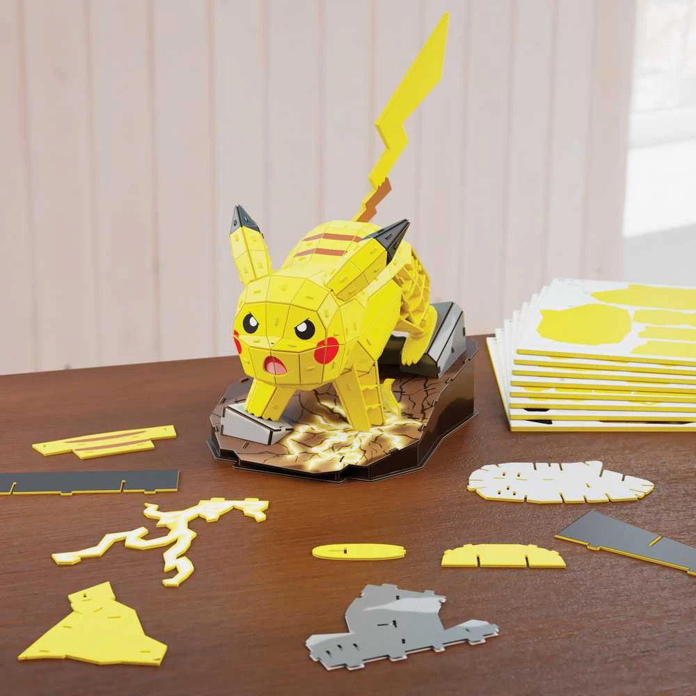 Spin Master 4D dėlionė „Pokemon Pikachu“ 3D dėlionė, 201 detalė, 33 cm