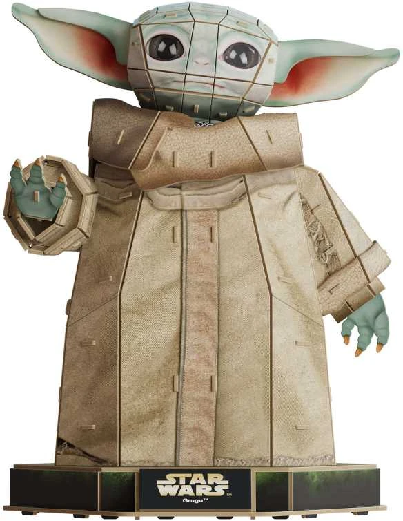 Dėlionė Spin Master Star Wars 4d Build Grogu figūrėlės konstravimo rinkinys, 103 detalės