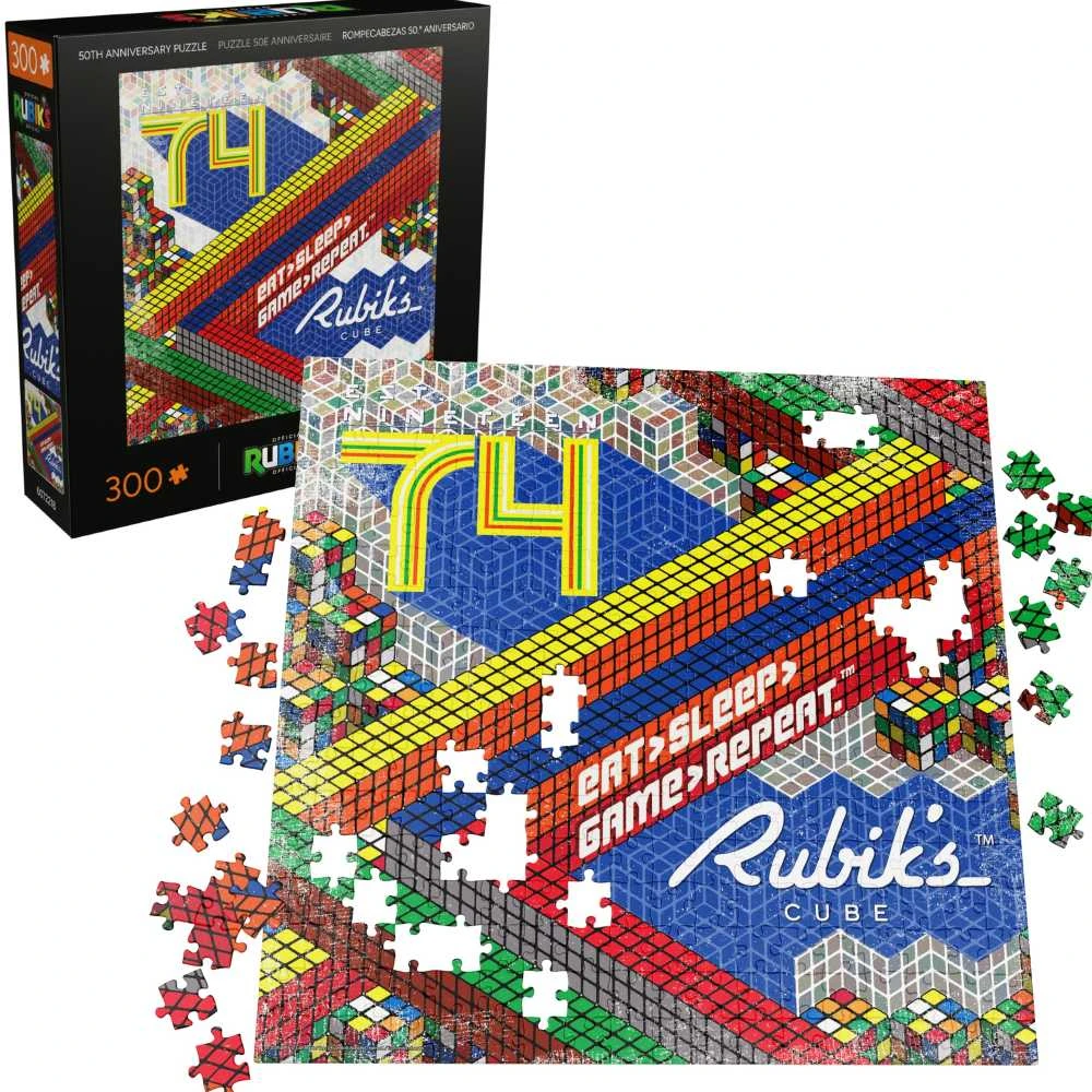 Cube Rubiko kubo dėlionėRubiko kubo 50-mečio jubiliejus (300 detalių)