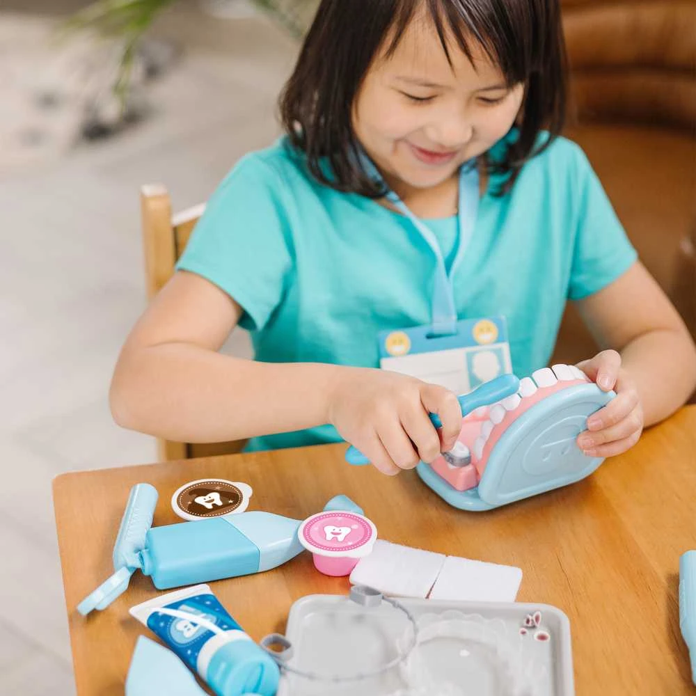 Dėlionė MELISSA & DOUG žaidimų rinkinys „Super Smile“ odontologo žaidimų rinkinys