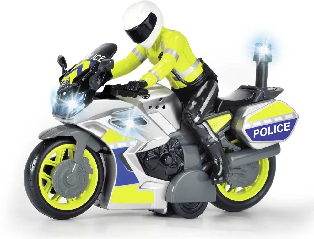 Dickie padažo policijos motociklas 17 cm