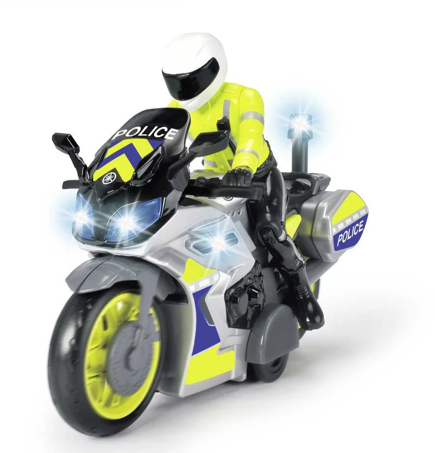 Dickie padažo policijos motociklas 17 cm