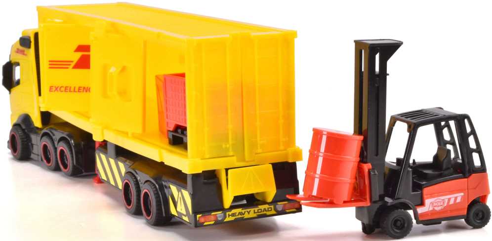 SIMBA Dickie City sunkvežimis + priekaba DHL w/dw 374-7018