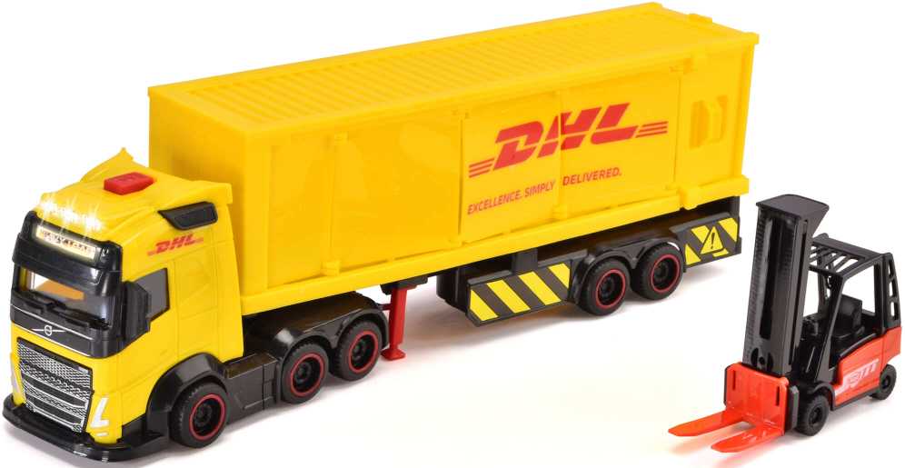 SIMBA Dickie City sunkvežimis + priekaba DHL w/dw 374-7018