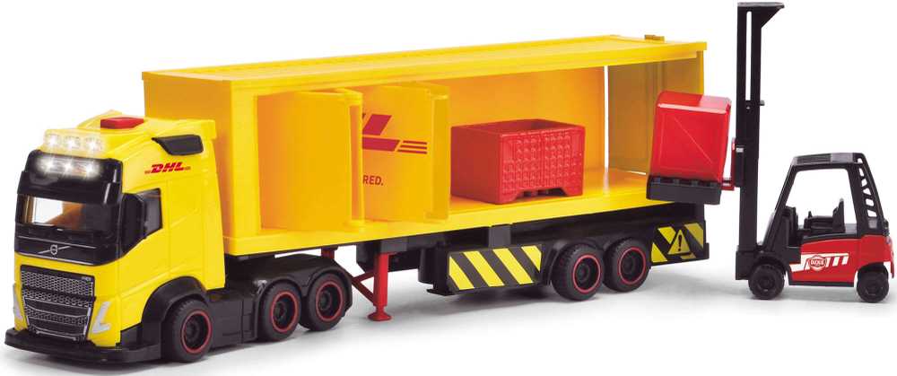 SIMBA Dickie City sunkvežimis + priekaba DHL w/dw 374-7018