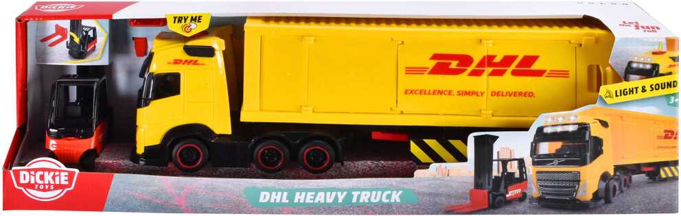 SIMBA Dickie City sunkvežimis + priekaba DHL w/dw 374-7018
