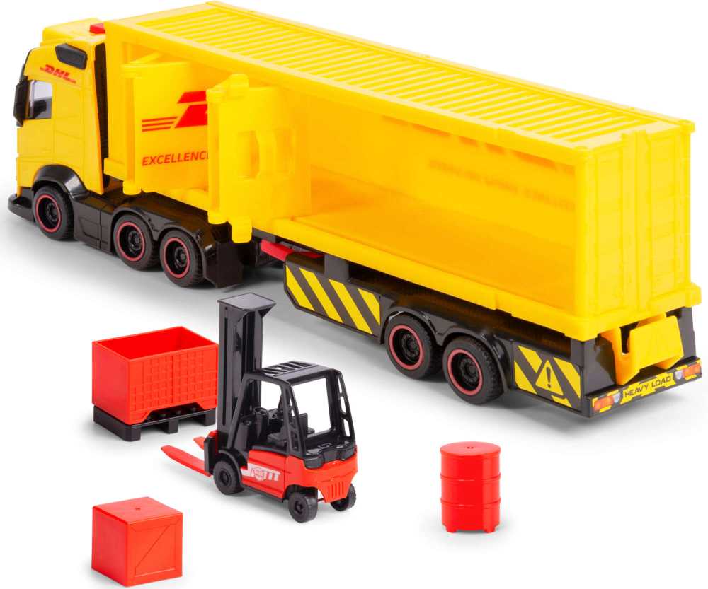 SIMBA Dickie City sunkvežimis + priekaba DHL w/dw 374-7018