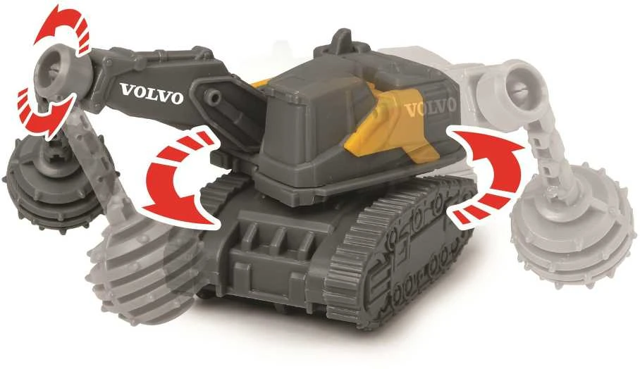 „Dickie Construction Volvo 5-Pak“ statybos transporto priemonės
