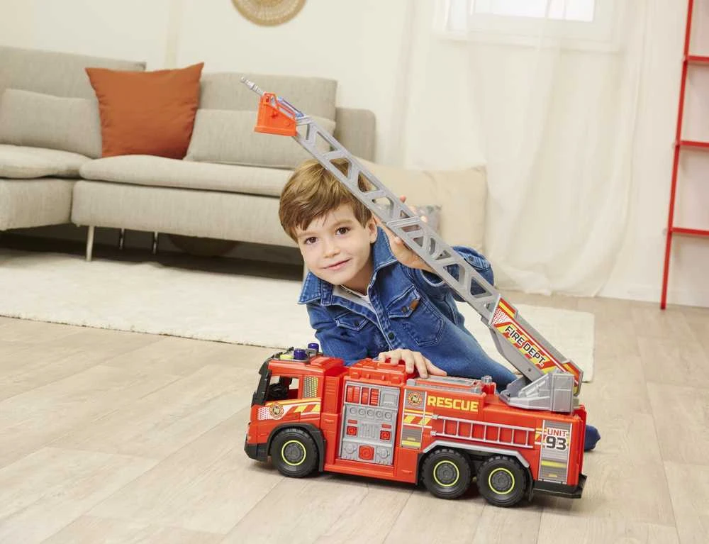 Gelbėjimo automobilis Dickie Volvo Big Raudona Fire Engine, 51 cm