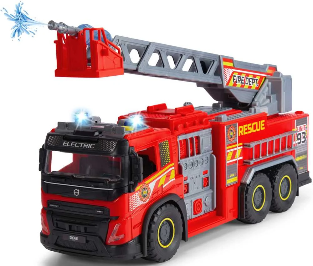 Gelbėjimo automobilis Dickie Volvo Big Raudona Fire Engine, 51 cm