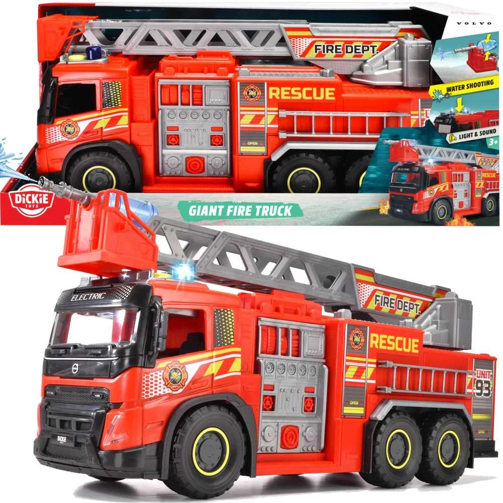 Gelbėjimo automobilis Dickie Volvo Big Raudona Fire Engine, 51 cm