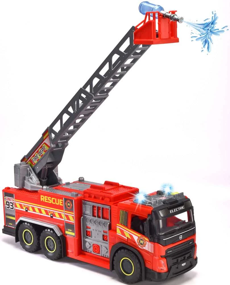 Gelbėjimo automobilis Dickie Volvo Big Raudona Fire Engine, 51 cm
