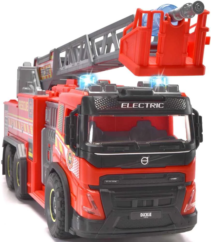 Gelbėjimo automobilis Dickie Volvo Big Raudona Fire Engine, 51 cm