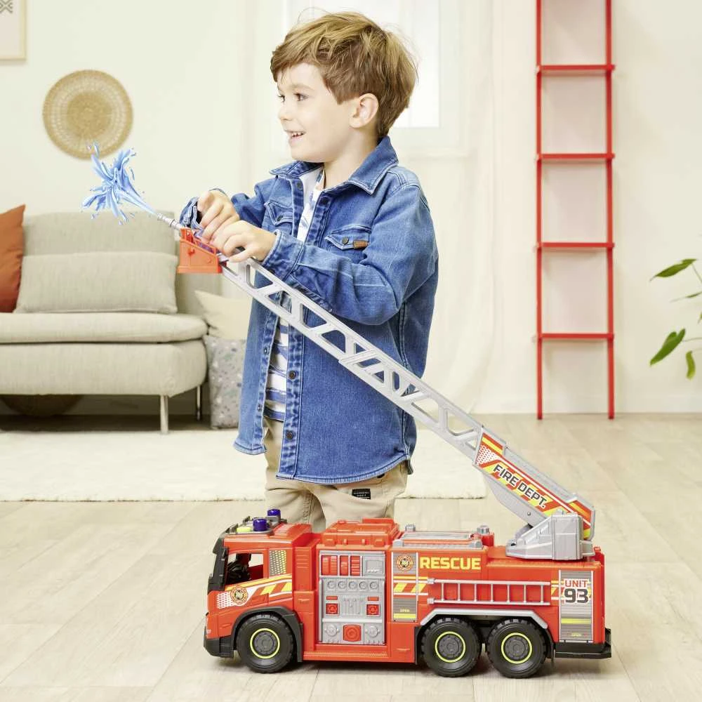 Gelbėjimo automobilis Dickie Volvo Big Raudona Fire Engine, 51 cm