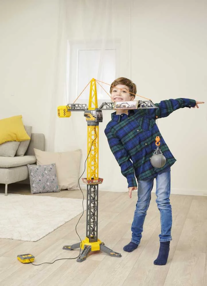 Simba Didelis kranas Nuotoliniu būdu valdomas 110 cm besisukantis kranas + nuotolinio valdymo pultas