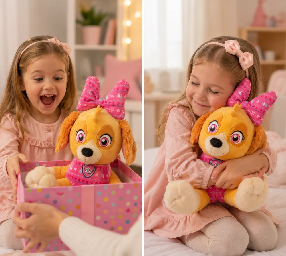 Didelis Skye Paw Patrol pliušas 50 cm