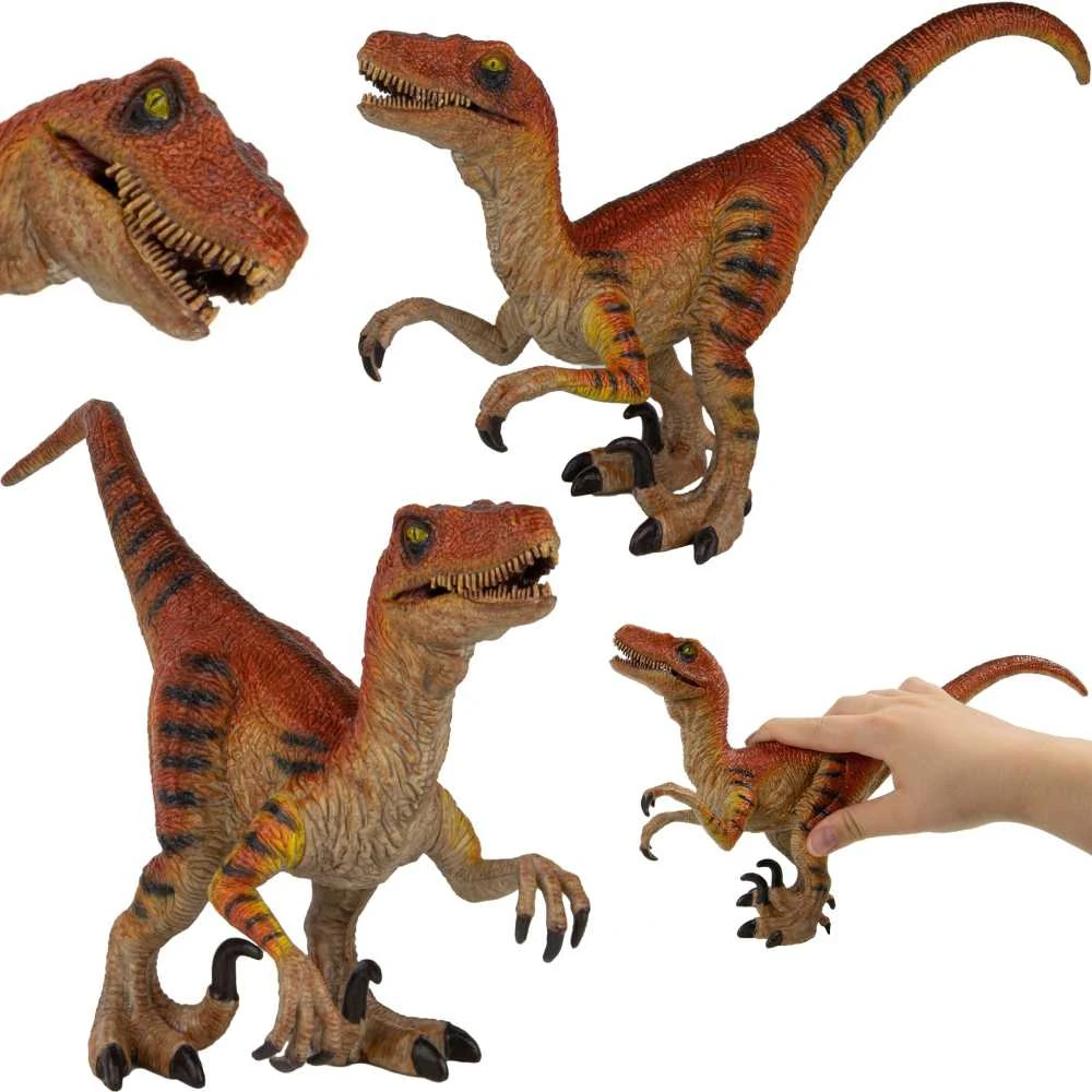 Almarina Dinozaur Velociraptor duża figurka ruchoma 19 cm