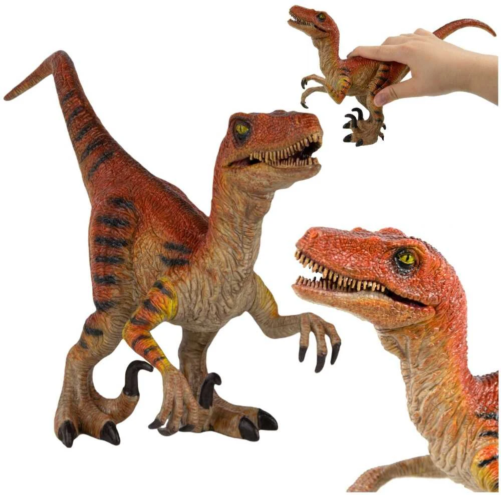 Almarina Dinozaur Velociraptor duża figurka ruchoma 19 cm