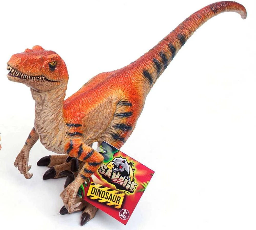 Almarina Dinozaur Velociraptor duża figurka ruchoma 19 cm