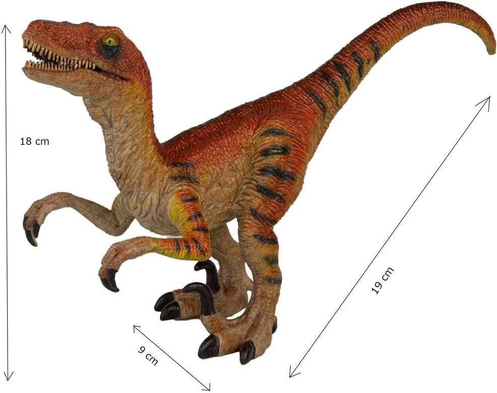 Almarina Dinozaur Velociraptor duża figurka ruchoma 19 cm