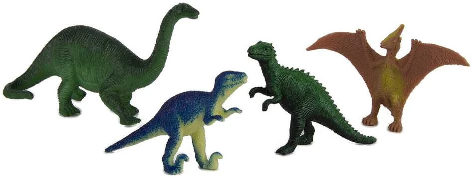 Dinozaurai Figūrėlės Didelės Rinkinys Indelyje + Priedai 40 Vnt 5-13 cm Boley