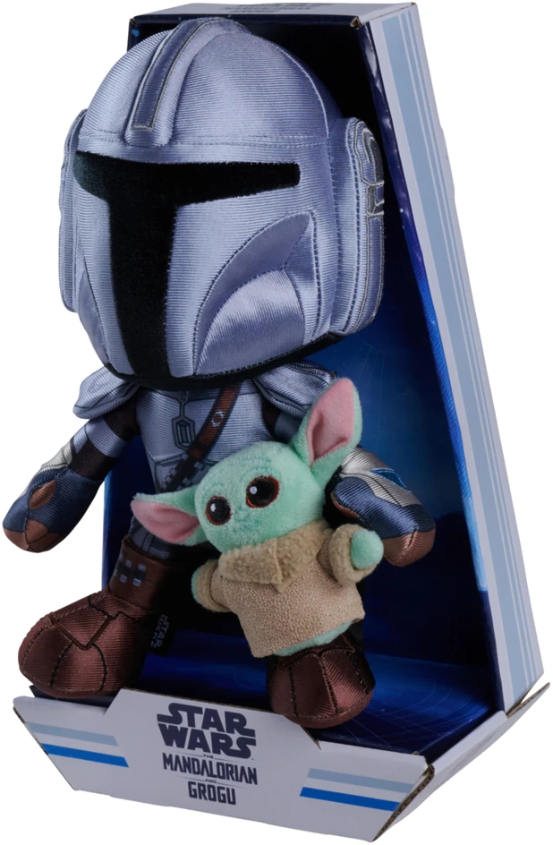 Simba Disney Mandalorian figūrėlė su mini Grogu 25 cm
