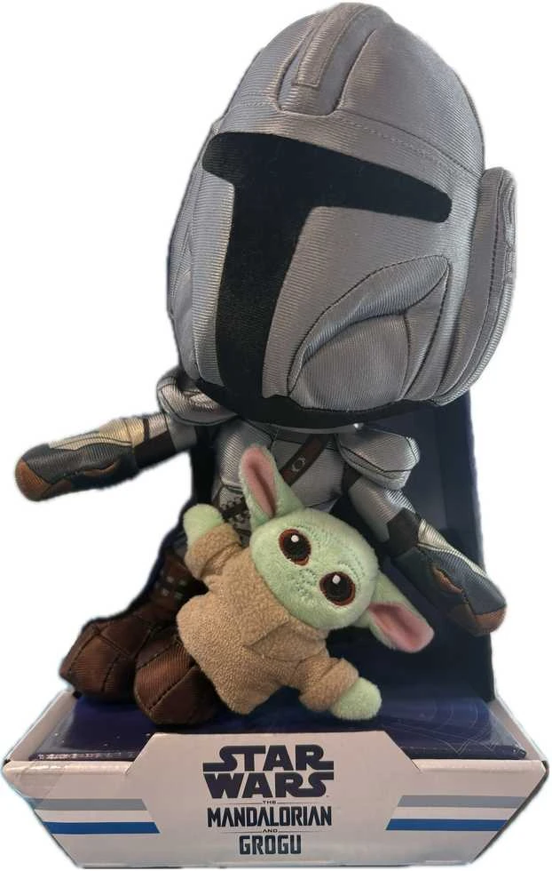 Simba Disney Mandalorian figūrėlė su mini Grogu 25 cm