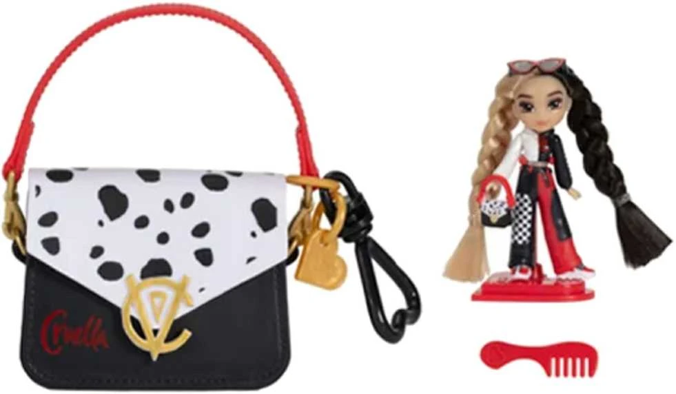 Disney ILY 4ever madinga mini lėlė su Cruella 101 dalmantinų motyvu ir aksesuarais