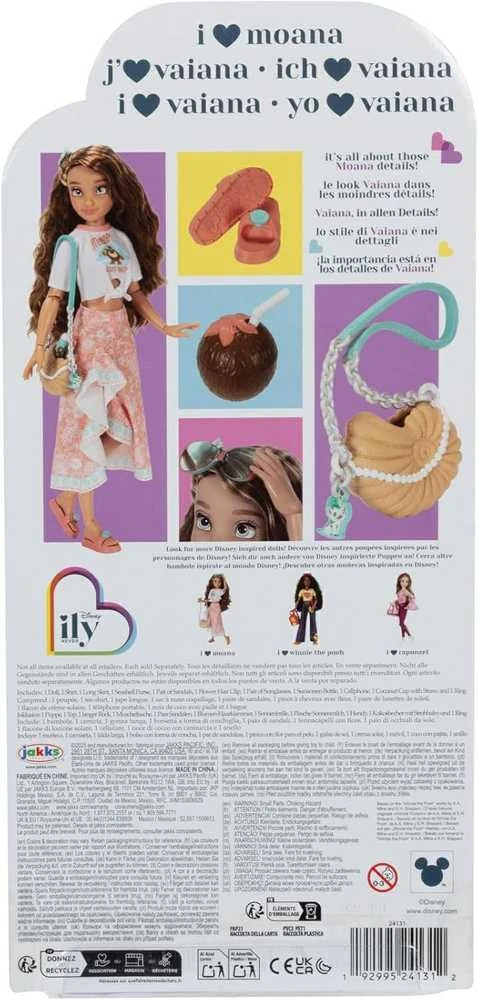 Jakks Pacific Disney ILY 4ever madingų lėlių rinkinys su Moanos motyvu ir aksesuarais, 30 cm