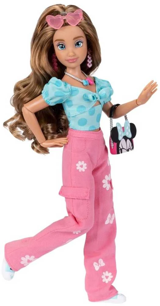 Jakks Pacific Disney ILY 4ever madingų lėlių rinkinys su Minnie Mouse motyvu ir aksesuarais, 30 cm