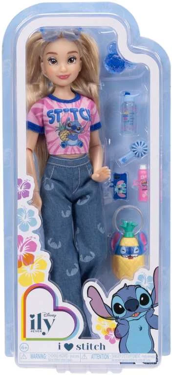 Jakks Pacific „Disney ILY 4ever“ mados lėlė su Stitch tema ir aksesuarų rinkiniu, 30 cm