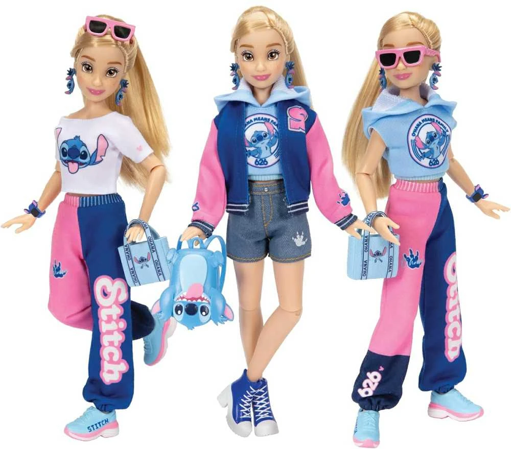 Jakks Pacific „Disney ILY 4ever“ mados lėlė su Stitch tema ir aksesuarų rinkiniu, 30 cm