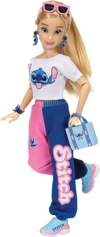 Jakks Pacific „Disney ILY 4ever“ mados lėlė su Stitch tema ir aksesuarų rinkiniu, 30 cm