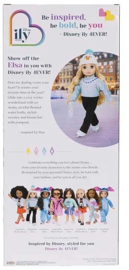 Jakks Pacific Disney ILY 4ever madingas lėlės draugas ant pačiūžų su Elsos motyvu, 48 cm