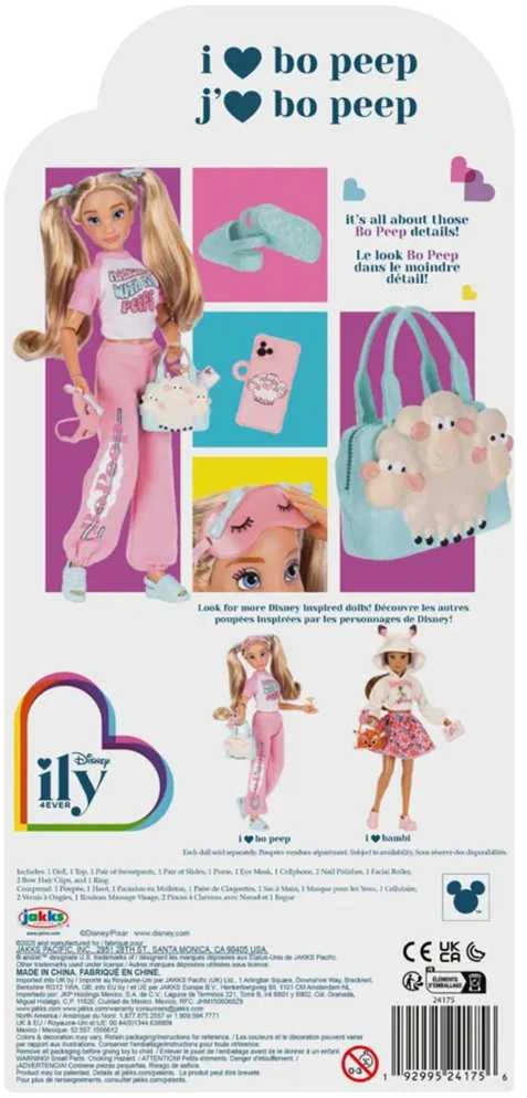 Jakks Pacific „Disney ILY 4ever“ mados lėlės su Bo Peep motyvu ir aksesuarų rinkinys, 30 cm