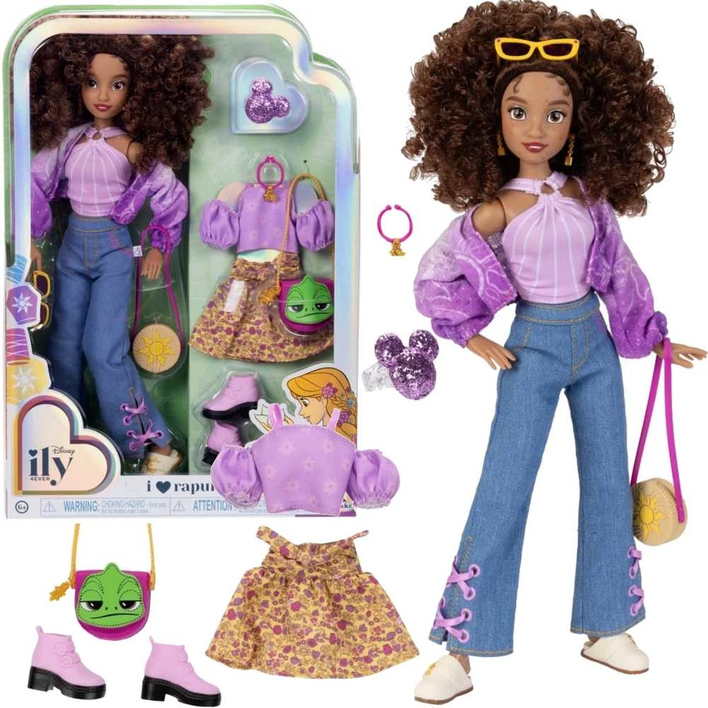 Jakks Pacific Disney ILY 4ever mados lėlė su Rapunzel motyvu ir aksesuarų rinkiniu 30 cm