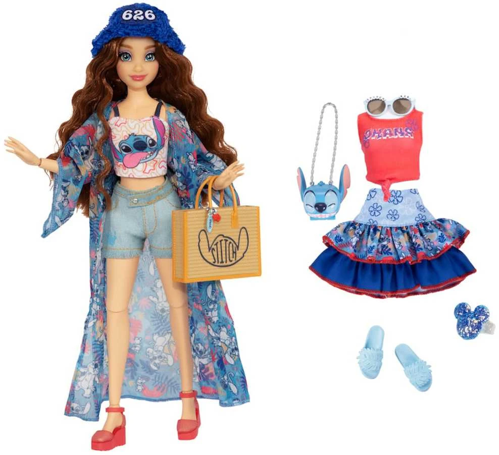 Jakks Pacific „Disney ILY 4ever“ mados lėlė su Stitch tema ir aksesuarų rinkiniu, 30 cm
