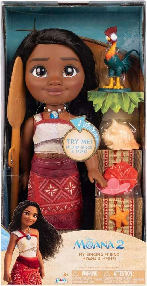 Disney Vaiana - Dainuojanti draugė - Vaiana lėlė 38 cm. (237596)
