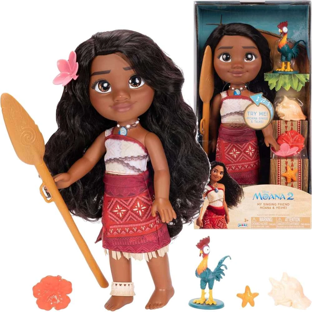 Disney Vaiana - Dainuojanti draugė - Vaiana lėlė 38 cm. (237596)