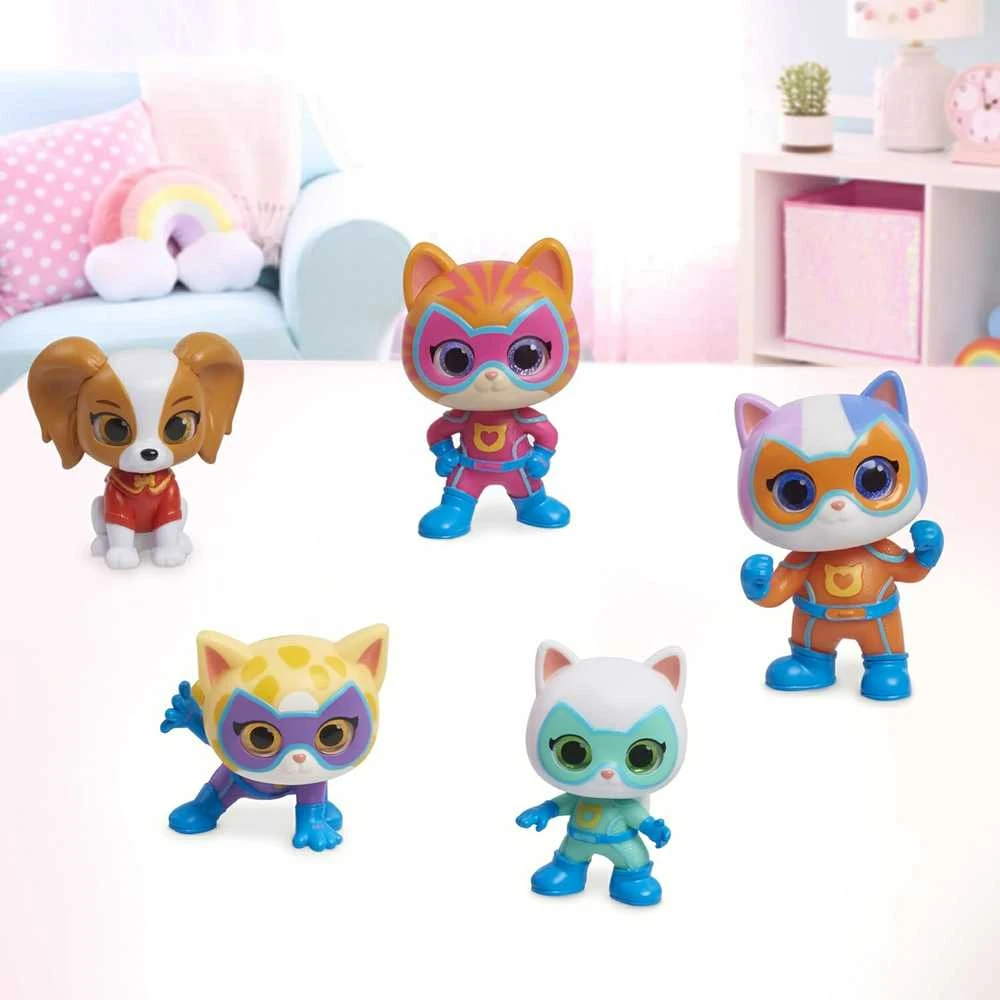 Usorteret Disney Junior Superkoty Super Kitties komplektas 5 figurek Ekipa kotki