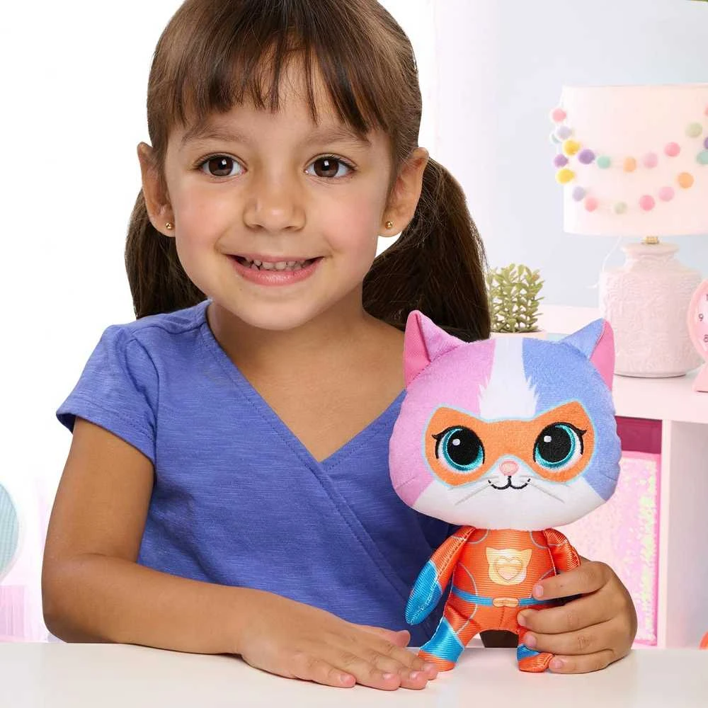 Disney Junior Supercats Super Kities pliušinis žaislas Kitty Buddy/Bartuś 17 cm