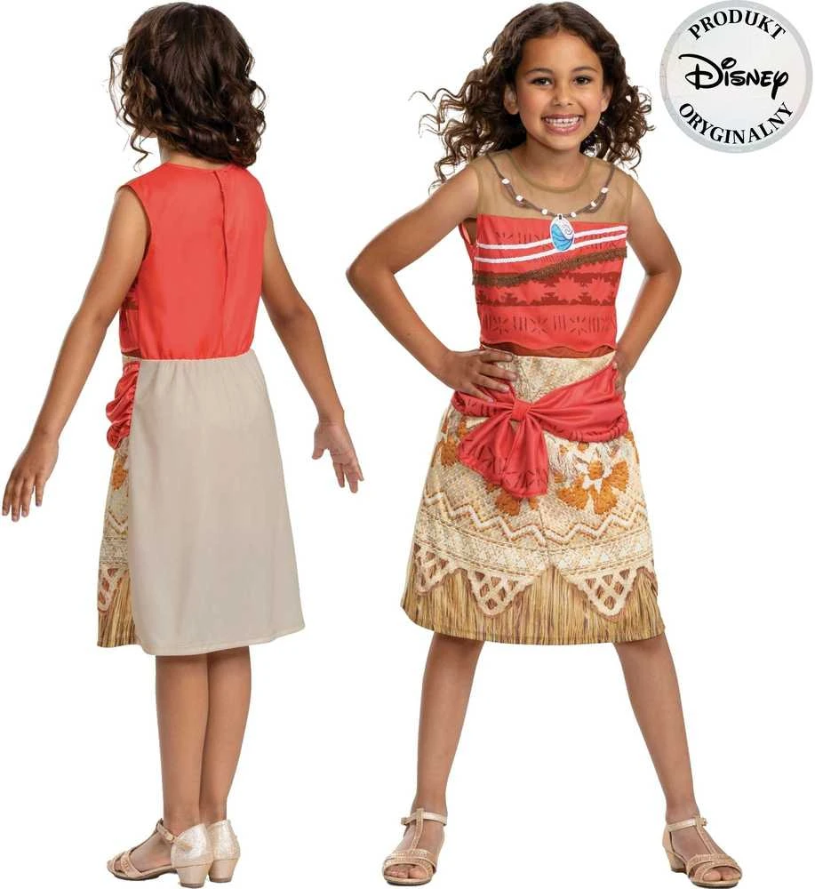 Disguise Disney kostiumas, karnavalinis kostiumas Vandenyno lobis Vaiana 124-135 cm (7-8 metų)