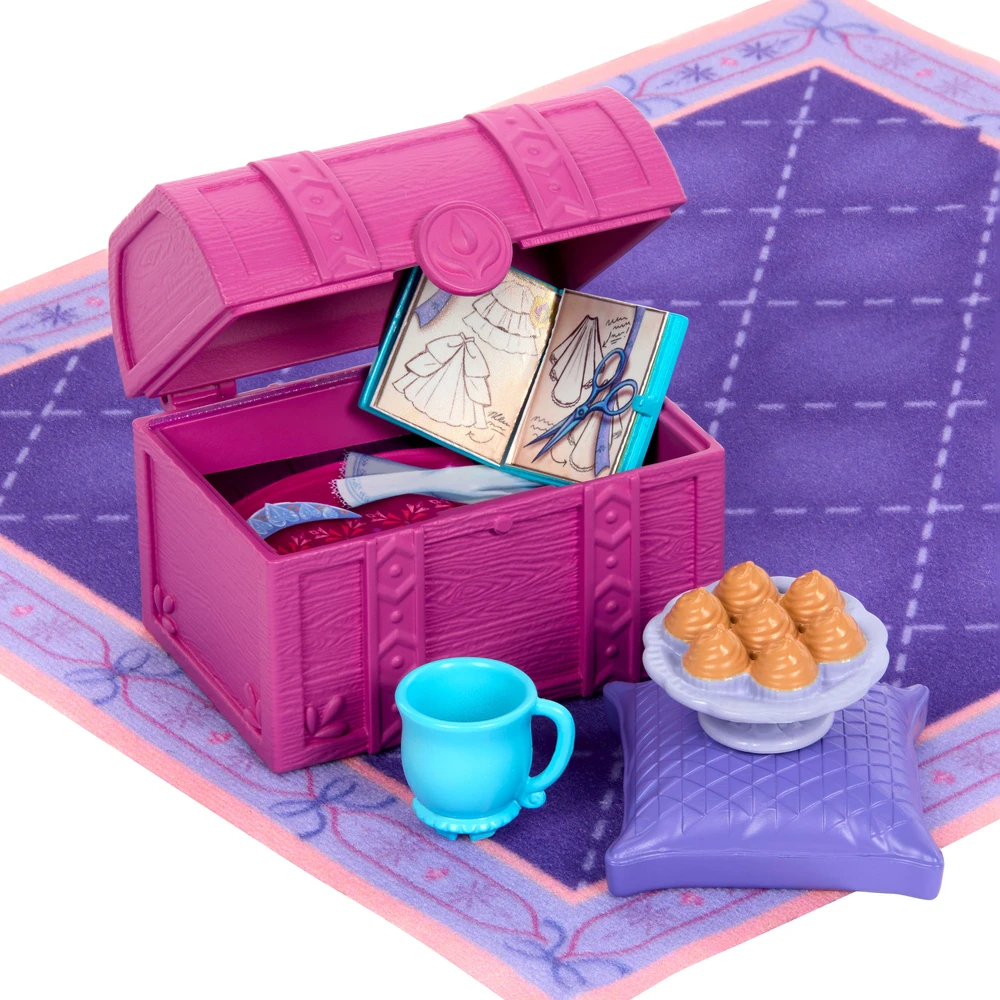 Mattel Lėlės Disney Frozen Anna ir Elsa su aksesuarais pižamų vakarėliui